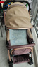 奔昂 婴儿推车可坐可躺轻便避震宝宝折叠婴儿车双向BB童车手推车 升级卡其+一键单手收+可坐躺+可双向推行+四轮高配 实拍图