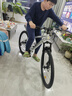 凤凰上海凤凰山地车自行车男士女式学生成人变速宽胎越野公路赛单车 【钢架/全套竞速轴承】条轮消白 26寸24速【建议身高158-188cm】 实拍图