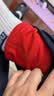 雅鹿本命年保暖内衣男女士加绒加厚冬季情侣衣服属马年大红色秋衣套装 实拍图