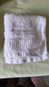 洁丽雅（Grace）10A级抗菌纯棉毛巾 柔软吸水新疆长绒棉洗脸巾2条装浅灰+粉 实拍图