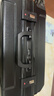 双星（doublestar）行李箱拉杆箱男次日达可登机箱大容量学生铝框密码箱旅行箱皮箱子 尊贵黑【加厚铝框可坐可踩】 20英寸  小型可上飞机-加厚箱体 实拍图