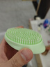 十月结晶婴儿洗澡刷去头垢硅胶婴儿搓澡棉儿童宝宝搓泥洗头刷1个 实拍图