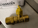 海立燃气阀门天然气热水器家用4分双外丝全铜球阀煤气管接头开关K1 实拍图