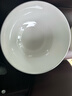 斯凯绨（Sky Top）陶瓷汤碗泡面碗纯白沙拉碗骨瓷家用酒店餐具套装7英寸奥碗2件 实拍图