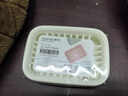 茶花 肥皂盒 皂碟香皂架子肥皂架 双层沥水香皂盒子白色1只装 实拍图
