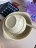 佩尔森奶油风可爱碗碟套装家用好看的陶瓷饭碗一人食餐具宿舍用学生碗筷 一人食三件套 实拍图