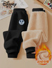 迪士尼（Disney）童装儿童加绒运动裤2025秋冬新款加厚保暖女童卫裤舒适男童裤子 实拍图