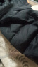 鸭鸭（YAYA）佟丽娅同款轻薄羽绒服女新款冬季短款圆领内胆修身时尚薄外套男 黑色【女款无领】 M 【建议90-100斤】 实拍图