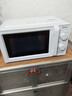 美的（Midea）家用小型快捷微波炉 双旋钮操控 一级能效五档火力 智能解冻360°旋转加热   M13J 乳白色 M13J 实拍图