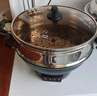 半球（Peskoe）电蒸锅多用途锅电热锅 34CM电炒锅电锅 铸铁锅身电煮锅QT1-34 带蒸笼 实拍图