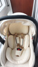 怡戈（Ekobebe）小元宝新生婴儿提篮式儿童安全座椅汽车用宝宝便携车载提篮奶酪白 实拍图