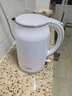 美的（Midea）烧水壶电水壶1.5L/1.7L容量316不锈钢内胆双层防烫壶体家用开水壶 无缝内胆易洁电热水壶 国家补贴 1.7L 【双层防烫】17M301PRO 实拍图