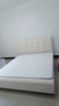 福瑟【现货闪发】实木床轻奢皮艺床简约婚床软包奶油风主卧双人大床 奶油白+10cm椰棕床垫 1.8米*2米 晒单实拍图