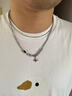 戚小米星芒双层叠戴男士项链男潮锁骨链小众高级感吊坠时尚饰品生日礼物 实拍图