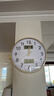钟小白挂钟客厅钟表2025新款万年历石英钟表挂墙时钟免打孔温湿度家用表 实拍图