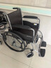 鱼跃(yuwell)手动轮椅车H058B钢管加固软座护理带座便可折叠老人坐便 实拍图