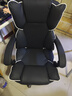 锦汐电脑椅办公椅子电竞椅家用人体工学椅老板椅主播靠背椅皮革转椅 黑色-工学椅【含乳胶坐垫】 实拍图