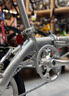 大行（DAHON） 412折叠自行车14英寸单速超轻迷你铝合金学生成人单车BYA412 银色 实拍图