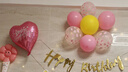 多美忆生日场景布置女孩生日气球儿童道具氛围装饰快乐桌飘装扮粉色套餐 实拍图