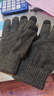 GRGN羊毛手套男女冬季户外时尚触屏防寒保暖加厚骑行开车针织毛线手套 实拍图