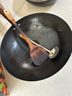 京严铁锅章丘炒锅正宗老式无涂层精铁不粘炒菜锅家用圆底煎锅燃气专用 【宗师级｜古法技艺】适合5-7人  直径 34cm 【三次开锅发货｜不粘不锈｜好养锅】 实拍图
