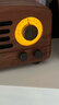猫王收音机猫王音响小王子无线便携式蓝牙音响桌面原木质复古迷你小音箱 胡桃木 新年圣诞生日礼物 实拍图