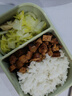 OTB硅胶饭盒食品级分格密封餐盒轻便可微波炉加热上班族便当盒水果盒 香草抹茶+便携餐具 950ml 实拍图