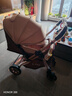 奔昂 婴儿推车可坐可躺轻便避震宝宝折叠婴儿车双向BB童车手推车 升级卡其+一键单手收+可坐躺+可双向推行+四轮高配 实拍图