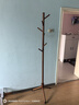 林氏家居实木简易衣帽架落地北欧简约挂衣服架【深木色】LS176G6-B衣帽架 实拍图