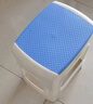 好尔塑料凳子客厅厨房可叠摞家用高凳子加厚防滑板凳子高40蓝色1个装 实拍图