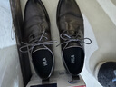 海澜之家商务休闲皮鞋男透气牛皮正装德比鞋子男HAAPXM1EBA068 棕色41 实拍图