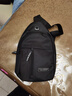 【运动腰包】跑步包男休闲斜挎包手机包防泼水健身包 黑色 实拍图