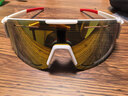 村田稻夫登山墨镜 骑行墨镜套镜 墨镜套近视眼镜护目镜滑雪镜 黑框水银片 实拍图