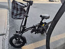 普莱德新国标折叠电动自行车 超长续航电动车 铝合金代驾车 锂电池助力男女通用成人电瓶车 代步电单车 豪华版-汽车电芯10A-纯电续航20-30km 实拍图