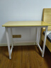 舒客艺家 电脑桌台式小户型小桌子家用学习桌写字办公书桌电竞长条桌子 木纹白架单桌80*50*74 加固电脑桌 实拍图