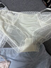 浪莎（LangSha）纯欲蕾丝内裤女生性感薄款中腰透气3条情人节无尺码冰丝底裤 实拍图