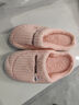 棉拖鞋男女士冬天居家用室内防滑家居保暖情侣冬季毛毛绒女 粉色38-39（适合37-38码） 实拍图