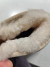 意尔康女靴雪地靴女士棉鞋厚底冬季加绒保暖东北抗寒短靴妈妈靴子 米白2 加绒 37 实拍图