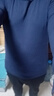 海澜之家保暖内衣男士秋衣秋裤男100%纯棉抗菌防螨秋冬季内衣圆领保暖套装 100%纯棉抗菌防螨-藏青色 2XL /180(体重150-170斤) 实拍图