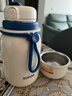 苏泊尔保温杯316L不锈钢吸管杯茶水分离杯车载保冷杯女士高颜值水杯礼物 实拍图