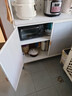 锦之洛厨房橱柜餐边柜一体靠墙柜子碗柜微波炉烤箱收纳防尘餐具柜置物架 五层简约白-60*42*157cm 实拍图