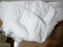 富安娜 舒暖七孔抗菌 双人纤维被子冬季 冬厚被芯6斤 203*229cm 白色 实拍图