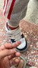 牧童幼儿园小白鞋女童春秋款宝宝板鞋男童低帮休闲鞋 远空蓝 27码 实拍图