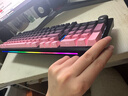 狼蛛（AULA）S98机械键盘有线/蓝牙/无线三模连接Gasket结构插拔2U0游戏办公键盘98配列 【无线版】S98侧刻黑莓粉-白光-5000毫安 茶轴 实拍图