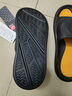 回力运动拖鞋男浴室内户外穿减震防滑厚底凉拖鞋HL3967黑黄色40-41码 实拍图