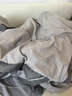 雅鹿·自由自在 抗菌纤维空调被春秋夏凉被子夏季150x200cm 浅灰 实拍图