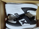 特步童鞋儿童空一校园百搭小白鞋学生板鞋 特步白/黑 38 实拍图