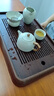 茗光茶盘沥水茶托家用中式茶具储水式茶盘办公室托盘 实拍图