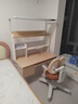 京东京造沐光桌100w护眼大路灯儿童学习桌书桌椅套装升降学生写字桌1.2m棕 实拍图