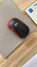 罗技（Logitech）M185鼠标 无线鼠标 办公鼠标 对称鼠标 黑色红边 带无线2.4G接收器 实拍图